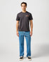 Wrangler Men's Big Graphic JSJ T-Shirt In Faded Black - Rodeo In
