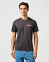 Wrangler Men's Big Graphic JSJ T-Shirt In Faded Black
