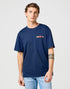 Wrangler Men's Big Graphic JSJ T-Shirt In Navy - Rodeo In