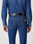 Wrangler Men's Cable Buckle Belt In Black - Rodeo In