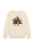 Wrangler Men's Cactus Crewneck Sweatshirt In Vintage White