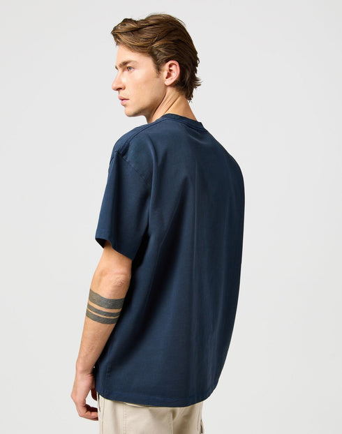 Wrangler Men's Case Jones Graphic T-Shirt In Dark Navy