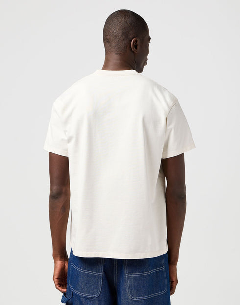 Wrangler Men's Case Jones Graphic T-Shirt In Vintage White