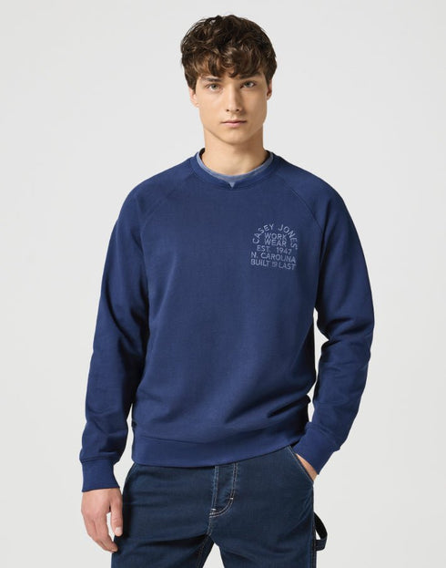 Wrangler Men's Casey Jones Sweatshirt In Navy