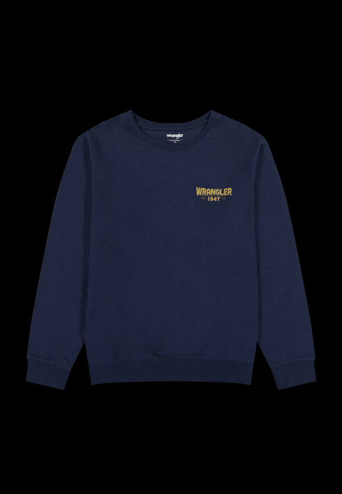 Wrangler Men's Casey Jones Sweatshirt In Navy