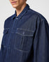 Wrangler Men's Casey Jones Utility Shirt In Mid Indigo