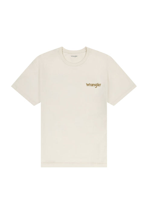 Wrangler Men's CJ Graphic T-Shirt In Vintage White