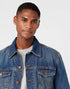 Wrangler Men's Classic Jacket In Mid Stone - Rodeo In