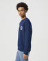 Wrangler Men's Crewneck Sweat Shirt In Navy