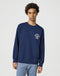 Wrangler Men's Crewneck Sweat Shirt In Navy