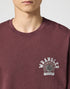 Wrangler Men's Crewneck Sweatshirt In Dahlia