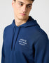 Wrangler Men's Embroidery Hoodie in Navy
