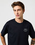 Wrangler Men's Embroidery T-Shirt in Black - Rodeo In