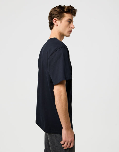Wrangler Men's Embroidery T-Shirt in Black - Rodeo In