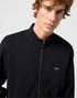 Wrangler Men's Funnel Neck Zip Sweatshirt in Black