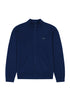 Wrangler Men's Funnel Neck Zip Sweatshirt in Navy