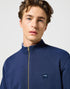 Wrangler Men's Funnel Neck Zip Sweatshirt in Navy - Rodeo In