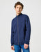Wrangler Men's Funnel Neck Zip Sweatshirt in Navy - Rodeo In