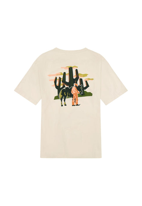 Wrangler Men's Graphic Cactus T-Shirt In Vintage white