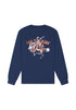 Wrangler Men's Graphic Crew Neck Sweatshirt in Black Iris - Rodeo In