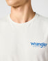 Wrangler Men's Graphic Globe T-Shirt In Vintage White