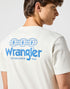 Wrangler Men's Graphic Globe T-Shirt In Vintage White