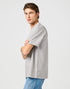 Wrangler Men's Graphic Go West T-Shirt In Mid Grey Melee