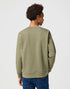 Wrangler Men's Graphic Sweatshirt In Dusty Olive