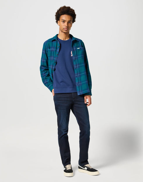 Wrangler Men's Graphic Sweatshirt In Navy