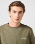Wrangler Men's Graphic T-Shirt In Dusty Olive