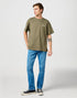 Wrangler Men's Graphic T-Shirt In Dusty Olive