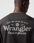 Wrangler Men's Graphic T-Shirt In Faded Black