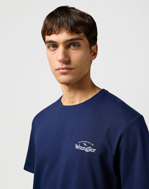 Wrangler Men's Graphic T-Shirt In Navy