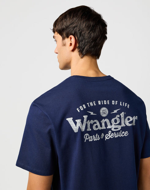 Wrangler Men's Graphic T-Shirt In Navy