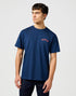 Wrangler Men's Graphic Tiger T-Shirt In Navy - Rodeo In