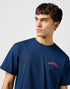 Wrangler Men's Graphic Tiger T-Shirt In Navy - Rodeo In