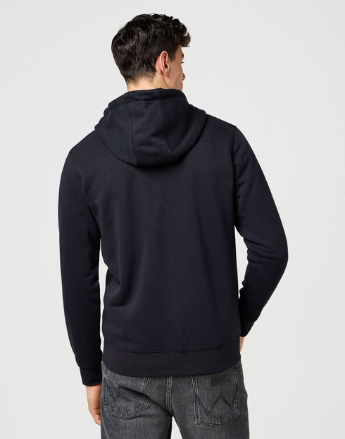 Wrangler Men's Graphic Zip Hoodie In Black