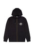 Wrangler Men's Graphic Zip Hoodie In Black