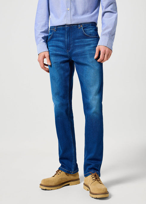 Wrangler Men's Greensboro Jeans In Blue Jam - Rodeo In