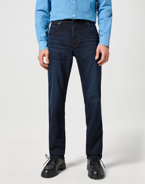 Wrangler Men's Greensboro Jeans In Deep Blue Black