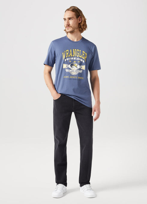 Wrangler Men's Greensboro Jeans in Film Noir