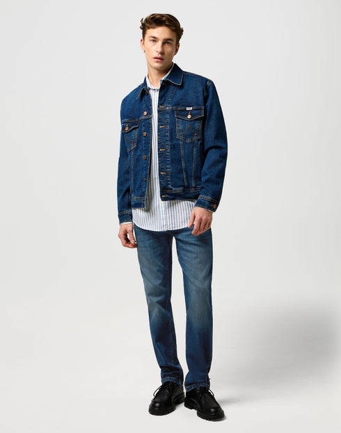 Wrangler Men's Greensboro Jeans In Marine Tint