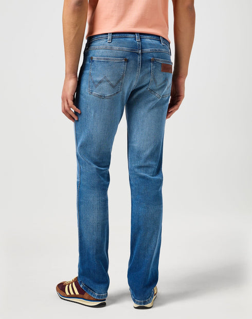 Wrangler Men's Greensboro Jeans In Mid Authentic Wash
