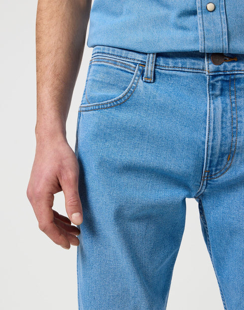 Wrangler Men's Greensboro Jeans In Mist - Rodeo In
