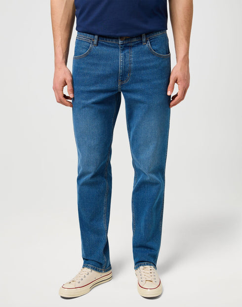 Wrangler Men's Greensboro Jeans In Oakwood Blue - Rodeo In
