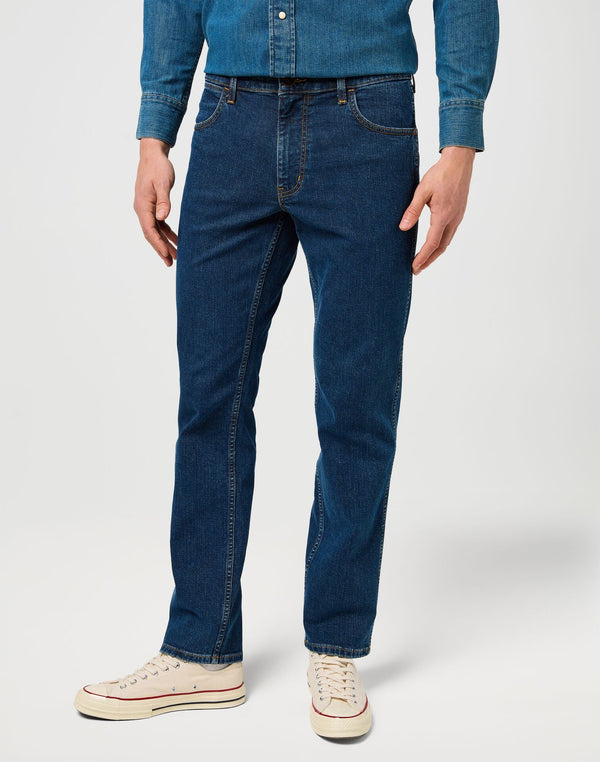 Wrangler Men's Greensboro Jeans In Stone River - Rodeo In