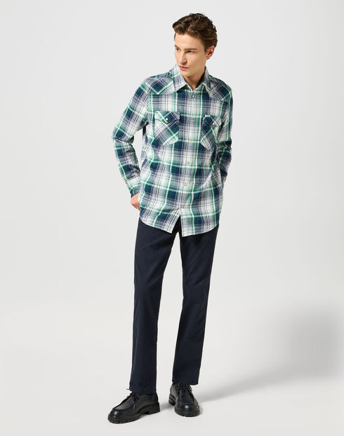 Wrangler Men's Greensboro Pants In Dark Navy - Rodeo In