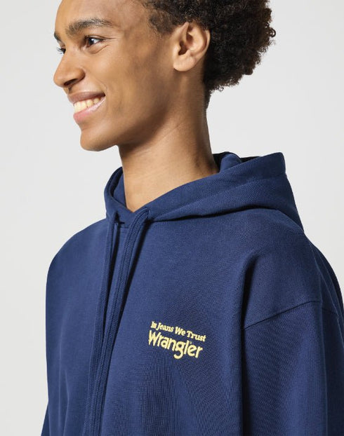 Wrangler Men's Hoodie in Navy