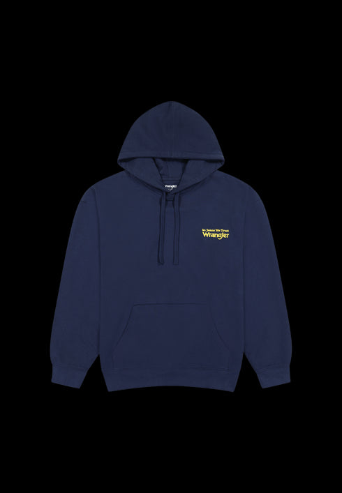 Wrangler Men's Hoodie in Navy