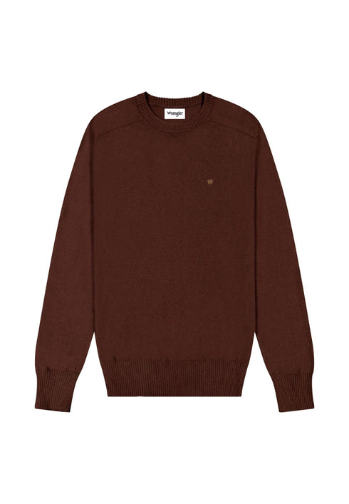 Wrangler Men's Knit Sweater In Mahogany